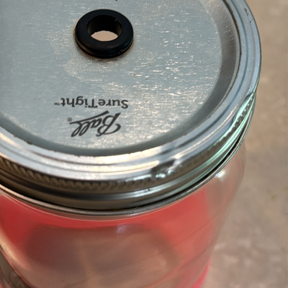Pink Glitter Mama Bear Large Mason Jar - Picture 4 of 4